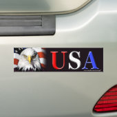 Patriotischer Autoaufkleber "USA Eagle" (Auf Auto)