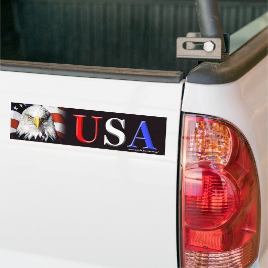 Patriotischer Autoaufkleber "USA Eagle" (Auf Lkw)