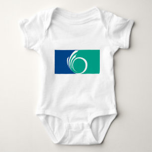 Patriotischer Baby-Body mit Flagge von Ottawa Baby Strampler