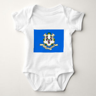 Patriotischer Babybodyanzug mit Flagge von Connect Baby Strampler