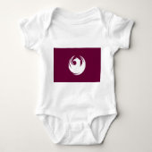 Patriotischer Babybodysuit mit Fahne von Phoenix C Baby Strampler (Vorderseite)