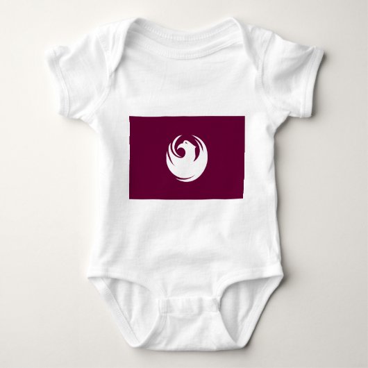 Patriotischer Babybodysuit mit Fahne von Phoenix C Baby Strampler (Vorderseite)
