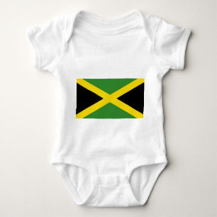 Patriotischer Babybodysuit mit Flagge Jamaika Baby Strampler