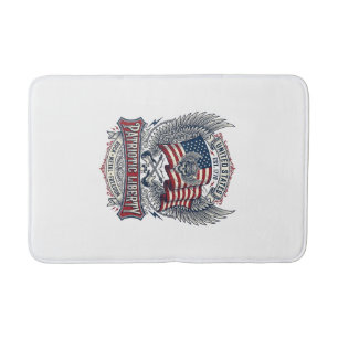 Patriotischer Bandana Rocker Old Glory Musik Rock  Badematte
