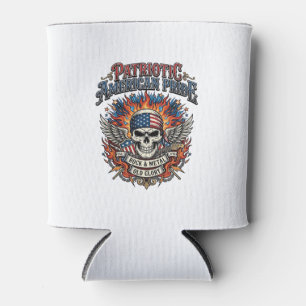 Patriotischer Bandana Rocker Old Glory Musik Rock  Dosenkühler