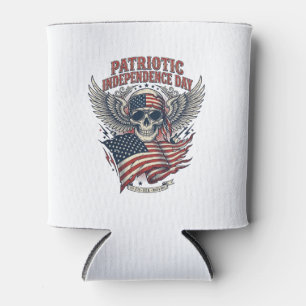 Patriotischer Bandana Rocker Old Glory Musik Rock  Dosenkühler
