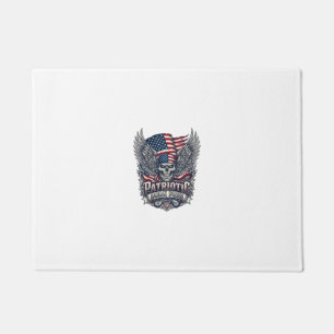 Patriotischer Bandana Rocker Old Glory Musik Rock  Fußmatte