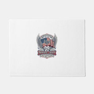 Patriotischer Bandana Rocker Old Glory Musik Rock  Fußmatte