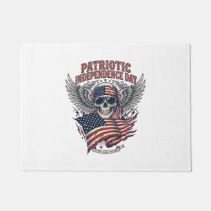 Patriotischer Bandana Rocker Old Glory Musik Rock  Fußmatte