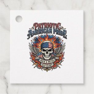 Patriotischer Bandana Rocker Old Glory Musik Rock  Geschenkanhänger