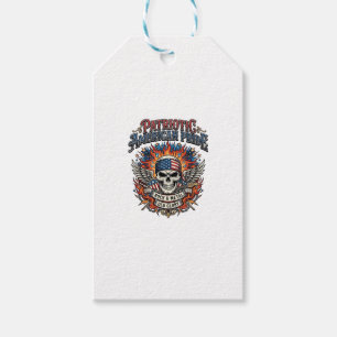 Patriotischer Bandana Rocker Old Glory Musik Rock  Geschenkanhänger