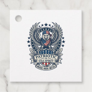 Patriotischer Bandana Rocker Old Glory Musik Rock  Geschenkanhänger