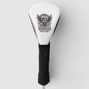 Patriotischer Bandana Rocker Old Glory Musik Rock  Golf Headcover
