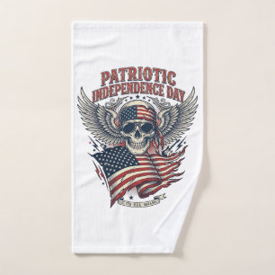 Patriotischer Bandana Rocker Old Glory Musik Rock  Handtuch