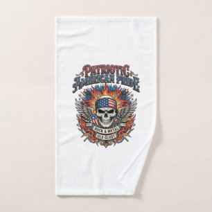 Patriotischer Bandana Rocker Old Glory Musik Rock  Handtuch