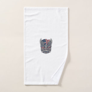 Patriotischer Bandana Rocker Old Glory Musik Rock  Handtuch