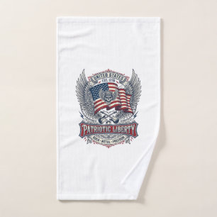 Patriotischer Bandana Rocker Old Glory Musik Rock  Handtuch