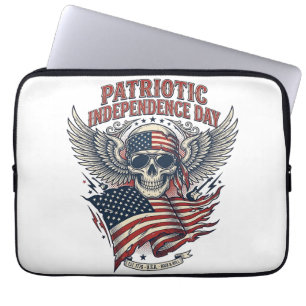 Patriotischer Bandana Rocker Old Glory Musik Rock  Laptopschutzhülle