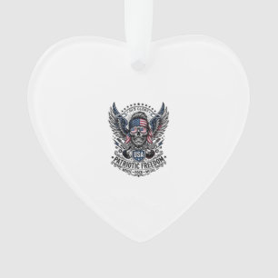 Patriotischer Bandana-Rocker Old Glory Musik Rock Ornament