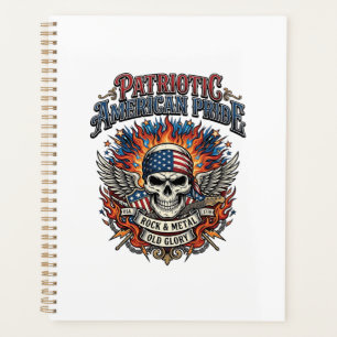 Patriotischer Bandana Rocker Old Glory Musik Rock  Planer