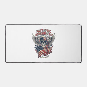 Patriotischer Bandana Rocker Old Glory Musik Rock Schreibtischunterlage