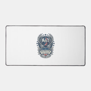 Patriotischer Bandana Rocker Old Glory Musik Rock  Schreibtischunterlage