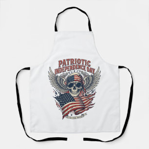 Patriotischer Bandana Rocker Old Glory Musik Rock  Schürze