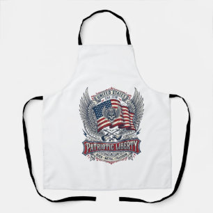 Patriotischer Bandana Rocker Old Glory Musik Rock  Schürze