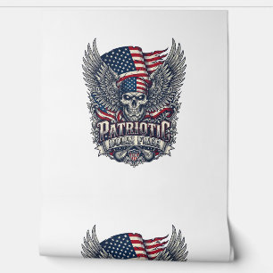 Patriotischer Bandana Rocker Old Glory Musik Rock Tapete