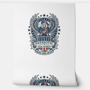Patriotischer Bandana Rocker Old Glory Musik Rock  Tapete