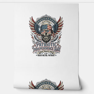 Patriotischer Bandana Rocker Old Glory Musik Rock  Tapete