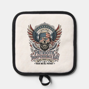 Patriotischer Bandana Rocker Old Glory Musik Rock  Topflappen
