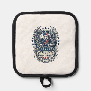 Patriotischer Bandana Rocker Old Glory Musik Rock  Topflappen
