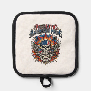 Patriotischer Bandana Rocker Old Glory Musik Rock  Topflappen