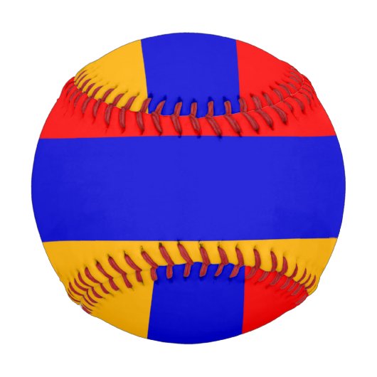 Patriotischer Baseball mit armenischer Flagge (Rückseite)
