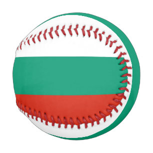 Patriotischer Baseball mit bulgarischer Flagge