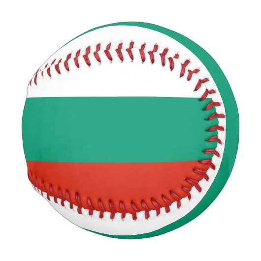Patriotischer Baseball mit bulgarischer Flagge (Vorne Rechts)