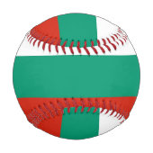 Patriotischer Baseball mit bulgarischer Flagge (Rückseite)