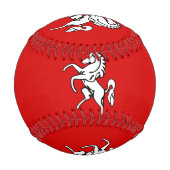 Patriotischer Baseball mit der Flagge des Kent Cou (Rückseite)