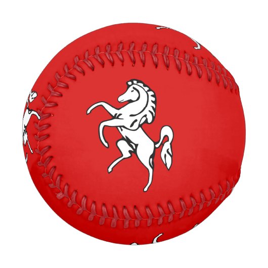 Patriotischer Baseball mit der Flagge des Kent Cou (Vorderseite Links)