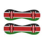 Patriotischer Baseball mit der Flagge Kenias (Paneele)