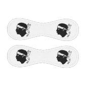 Patriotischer Baseball mit der Flagge Korsikas (Paneele)