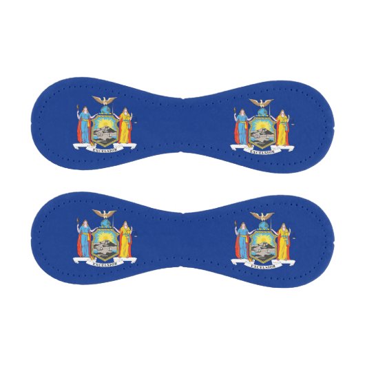 Patriotischer Baseball mit der Flagge New Yorks (Paneele)