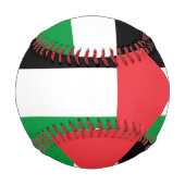 Patriotischer Baseball mit der Flagge Palästinas (Vorderseite)