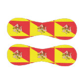 Patriotischer Baseball mit der Flagge Siziliens, I (Paneele)