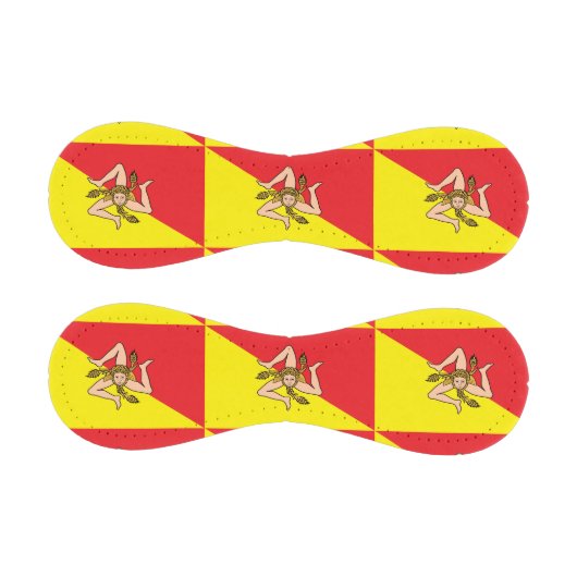 Patriotischer Baseball mit der Flagge Siziliens, I (Paneele)