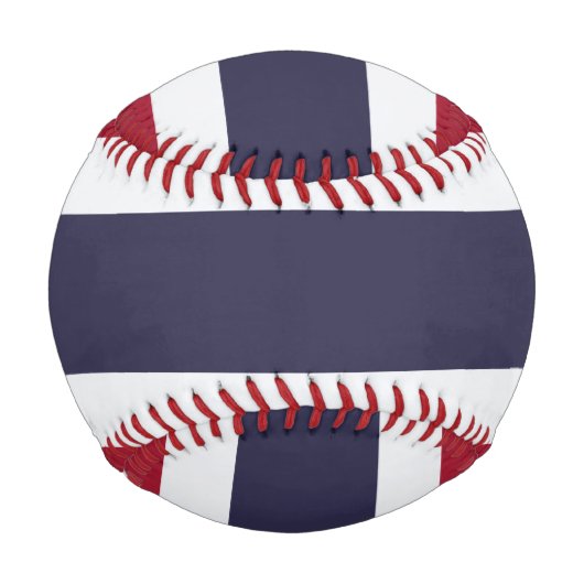 Patriotischer Baseball mit der Flagge Thailands (Vorderseite)