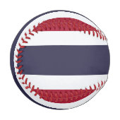 Patriotischer Baseball mit der Flagge Thailands (Vorderseite Links)