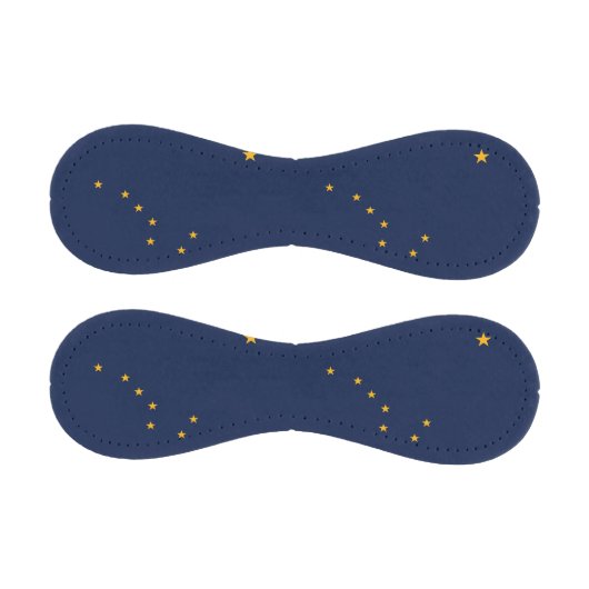 Patriotischer Baseball mit der Flagge von Alaska, (Paneele)