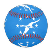 Patriotischer Baseball mit der Flagge von Corpus C (Vorderseite)